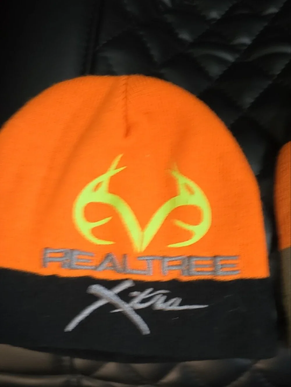 Realtree Orange, Black & Brown Knit Beanies - 2 Pack